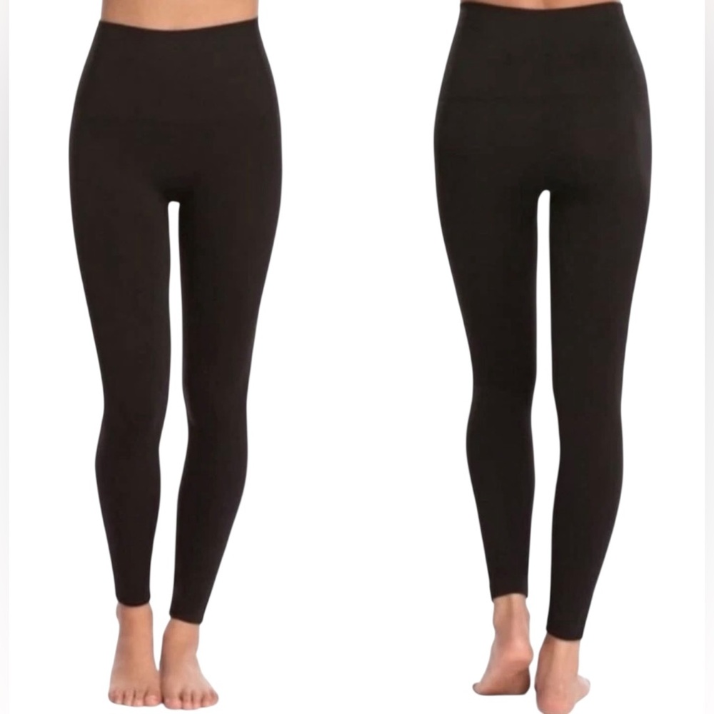 SPANX Black High-Waist Leggings